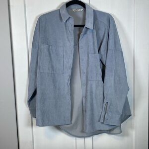 Stradivarius Light Blue Button Down Shirt